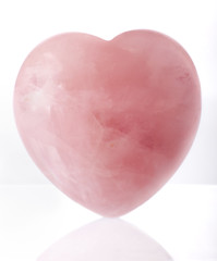 pink crystal heart