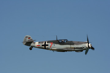 messerchmitt bf 109 en vol