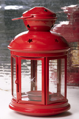 red lamp