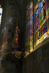 Obraz na płótnie Canvas kościół witraż