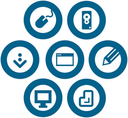 design elements. icons p. 1 a