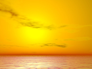 yellow sunrise