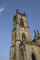 Fototapeta na wymiar liverpool church steeple
