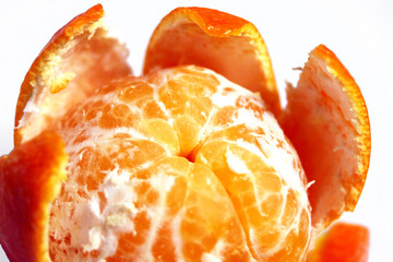 mandarine ouverte