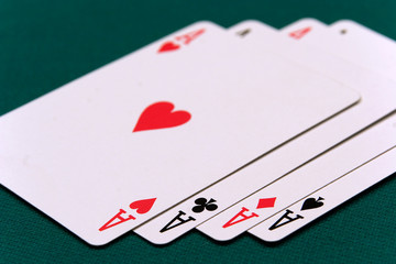 cards four or two card 01 aces