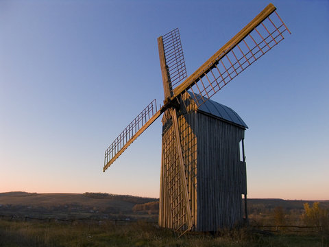 countryside windmill