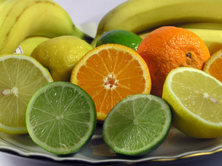 fruits on plate