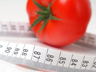 tomato with measuring tape - 137488