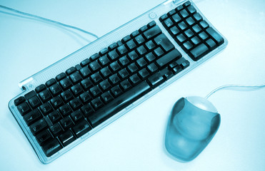 Fototapeta keyboard and mouse. obraz
