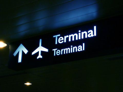 terminal sign board