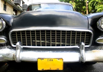 Papier Peint photo Voitures anciennes cubaines voiture à la havane