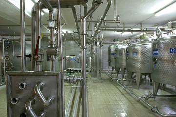 industrial tanks and pipes