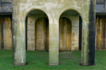 arches, fort columbia