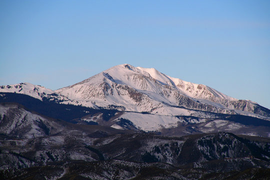 sunrise on mt. sopris