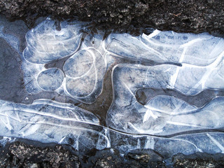 texture ice frost