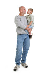 stock photography: father and son