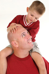 stock photography:  father and son