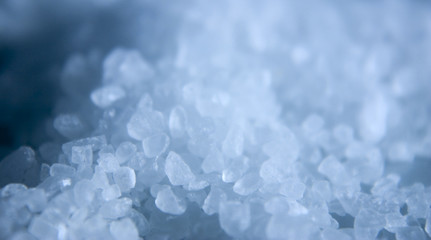 close up of salt