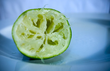 squeezed lime