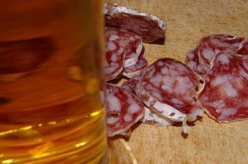 saucisson bière