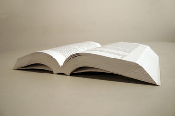 opened book