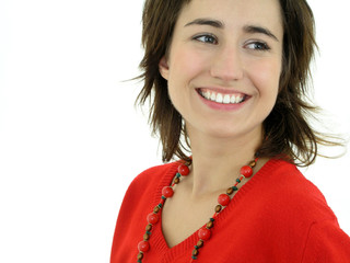 girl smiling