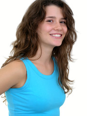 Fototapeta premium girl smiling