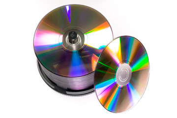 stack of generic dvd recordables
