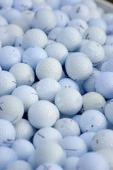 Cercles muraux Sports de balle golf balls