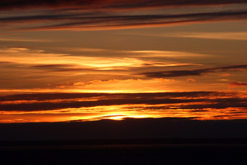 Fototapeta na wymiar alaska sunset