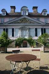 Fototapeta na wymiar prunkfassade Schloss kąpiel pyrmont