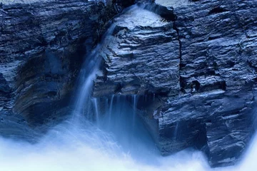 Fototapete Rund waterfall in moonlight © thepoeticimage