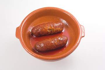chorizos fritos
