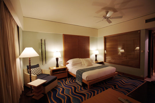 five stars hotel bedroom