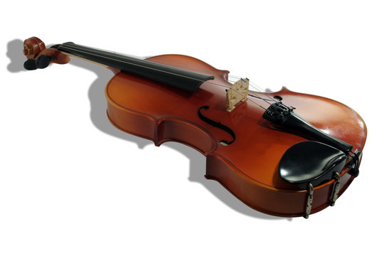 violon d&eacute;tour&eacute; avec ombre