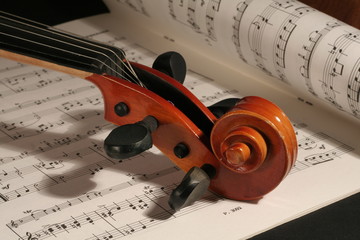 violon et partition