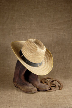 boots, hat and horseshoes 1