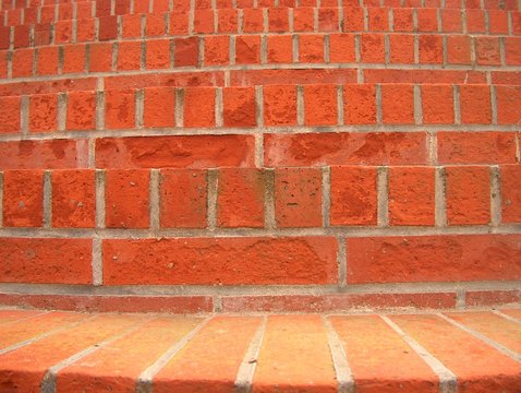brick stairs