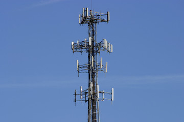 cell tower closeup