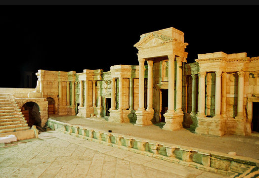 theatre romain de palmyre (syrie)