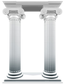 Ionic Columns Frame