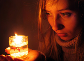 girl in the dusk
