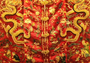 Fotobehang chinese textile © TMAX