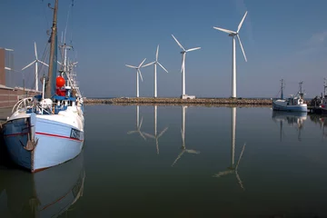 Papier Peint photo autocollant Moulins electricity wind mills