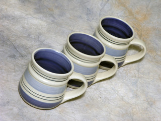 three mugs