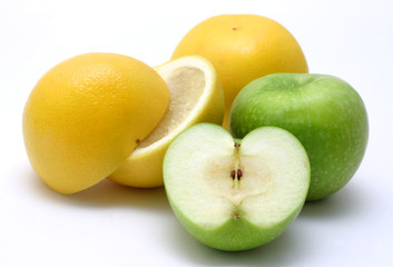 yellow and green fruits