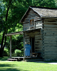 old log home