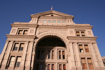 Obraz premium state capitol building in downtown austin, texas