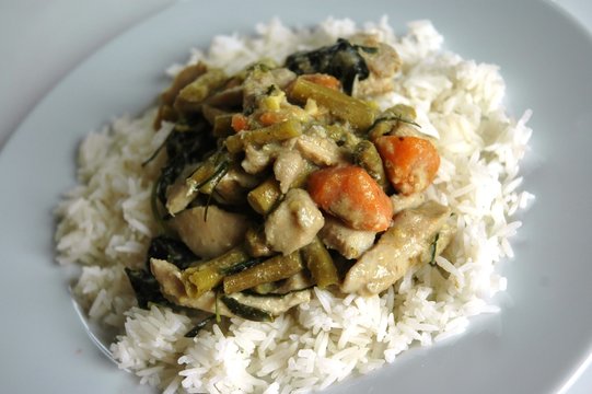 curry vert thai