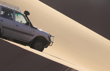 conduite dans les dunes